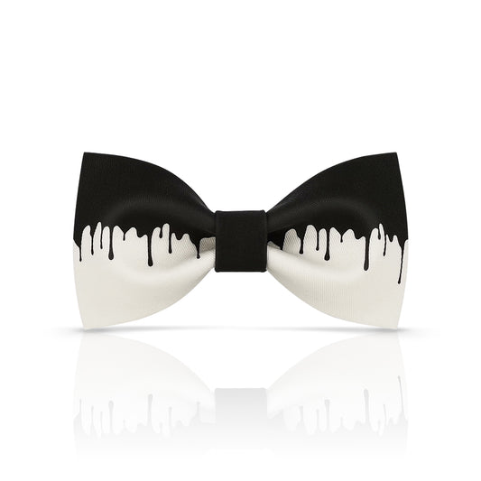 Lanzonia Boy's Novelty Bow Tie Children Funny Ink Designer Bowtie for Holiday New Years Christmas Halloween - Lanzonia