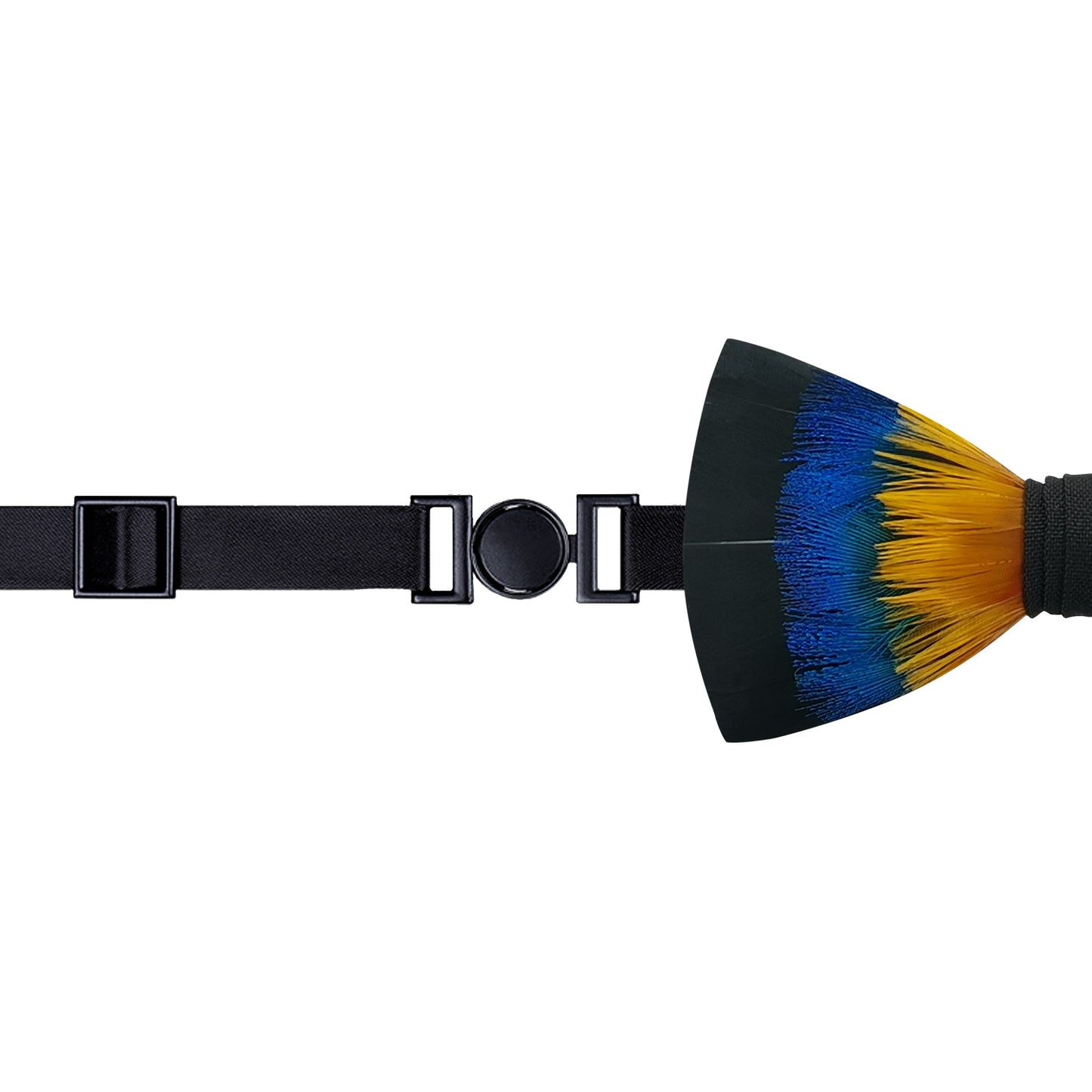 Lanzonia Feather Mens Bowtie Handmade Bow Tie for Party Holiday Ball Wedding - Lanzonia