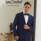 Lanzonia Men's Feather Bow Tie Handmade Peacock Bowtie for Wedding Holiday Party - Lanzonia