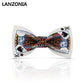 Lanzonia Boy's Bowtie Funny Poker Pattern Bow Tie for Kids - Lanzonia
