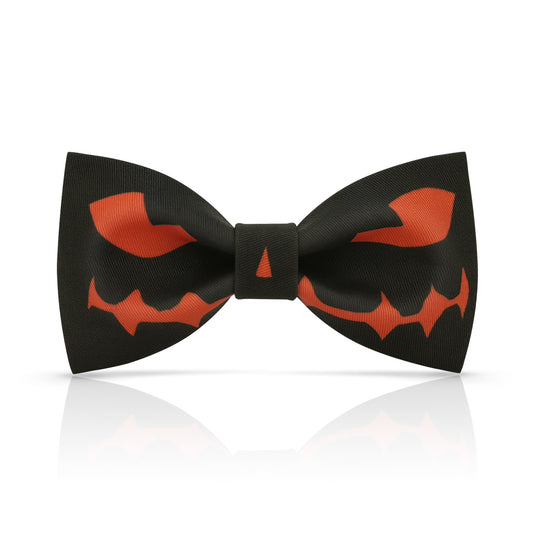 Lanzonia Boy's Novelty Bow Tie Kid's Funny Pumpkin Pattern Designer Bowtie for Holiday Halloween - Lanzonia
