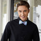 Lanzonia Men's Novelty Money Bow Tie Funny 20 EUR Pattern Designer Bowtie for Holiday Party - Lanzonia