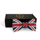Lanzonia Boy's Novelty Bow Tie Kid's Patriotic Union Jack Flag Designer Bowtie for Holiday Birthday - Lanzonia