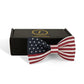 Lanzonia Boy's Novelty Bowtie Kids U.S. American Flag USA. Patterned Bow Tie for Holiday New Party Birthday - Lanzonia
