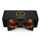 Lanzonia Boy's Novelty Bow Tie Kid's Funny Pumpkin Pattern Designer Bowtie for Holiday Halloween - Lanzonia