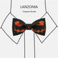 Lanzonia Boy's Novelty Bow Tie Kid's Funny Pumpkin Pattern Designer Bowtie for Holiday Halloween - Lanzonia