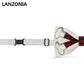 Lanzonia Men's Funny Bowtie Novelty Bone Pattern Bow Tie - Lanzonia