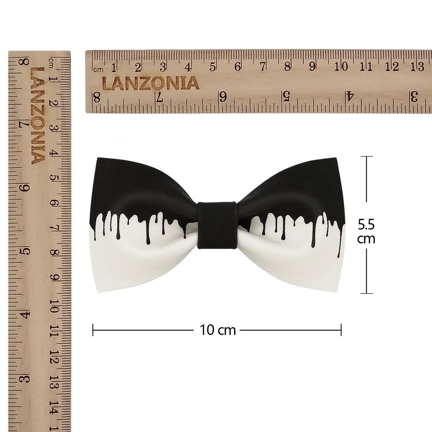 Lanzonia Boy's Novelty Bow Tie Children Funny Ink Designer Bowtie for Holiday New Years Christmas Halloween - Lanzonia