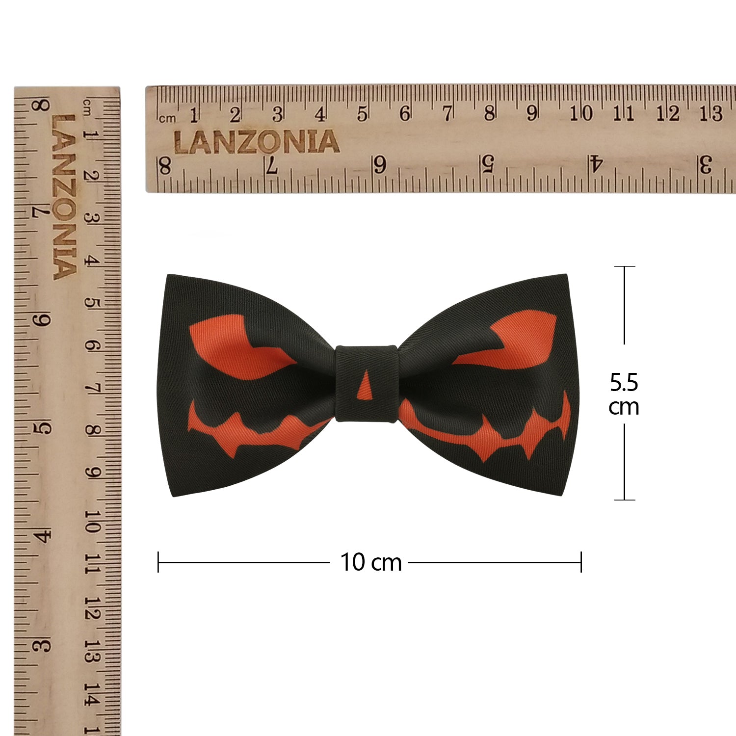 Lanzonia Boy's Novelty Bow Tie Kid's Funny Pumpkin Pattern Designer Bowtie for Holiday Halloween - Lanzonia
