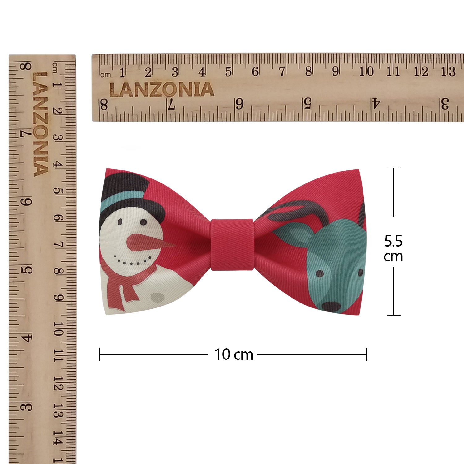 Lanzonia Boy's Novelty Bow Tie Kid's Funny Snowman Designer Bowtie for Xmas Christmas Holiday New Years Eve - Lanzonia