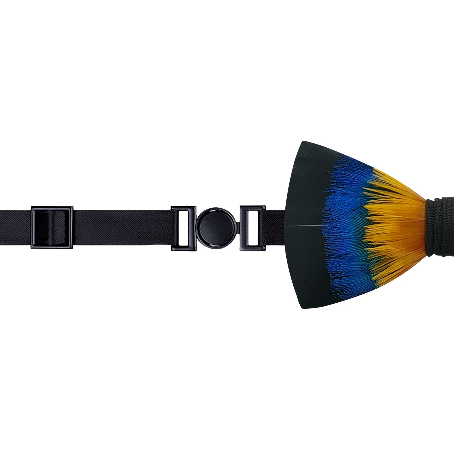 Lanzonia Feather Mens Bowtie Handmade Bow Tie for Party Holiday Ball Wedding - Lanzonia