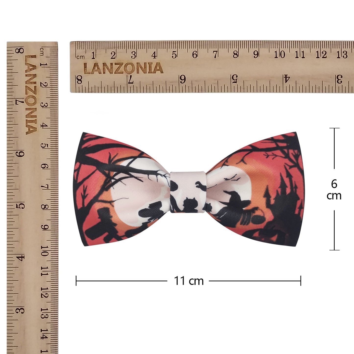 Lanzonia Mens Novelty Bow Tie Funny Designer Bowtie for Holiday Halloween - Lanzonia