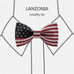 Lanzonia Boy's Novelty Bowtie Kids U.S. American Flag USA. Patterned Bow Tie for Holiday New Party Birthday - Lanzonia