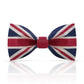 Lanzonia Funny Bow Ties for Men, Novelty Designer Union Jack Flag Bowtie for Wedding Party - Lanzonia