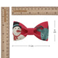 Lanzonia Men's Novelty Bow Tie Funny Snowman Designer Bowtie for Xmas Christmas Holiday New Years Eve - Lanzonia