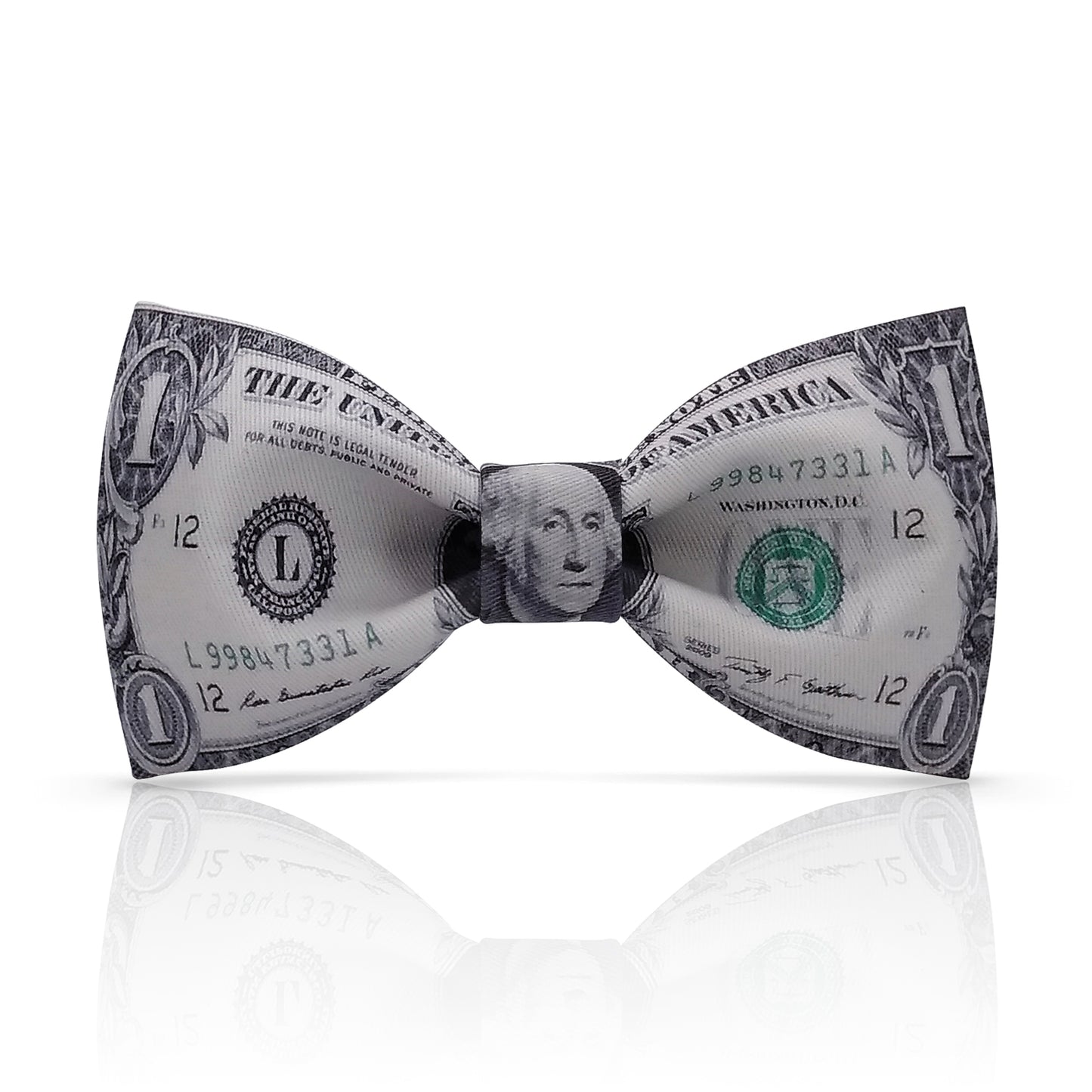 Lanzonia Mens Novelty Funny Bowtie Money Patterned Bow Tie for Holiday New Years Eve - Lanzonia