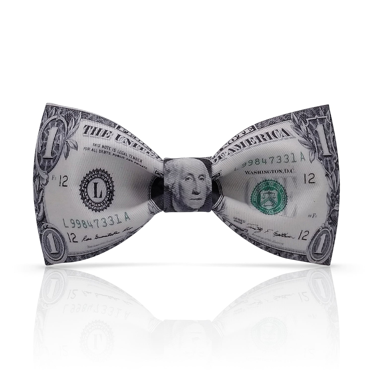 Lanzonia Mens Novelty Funny Bowtie Money Patterned Bow Tie for Holiday New Years Eve - Lanzonia