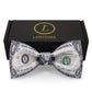 Lanzonia Mens Novelty Funny Bowtie Money Patterned Bow Tie for Holiday New Years Eve - Lanzonia