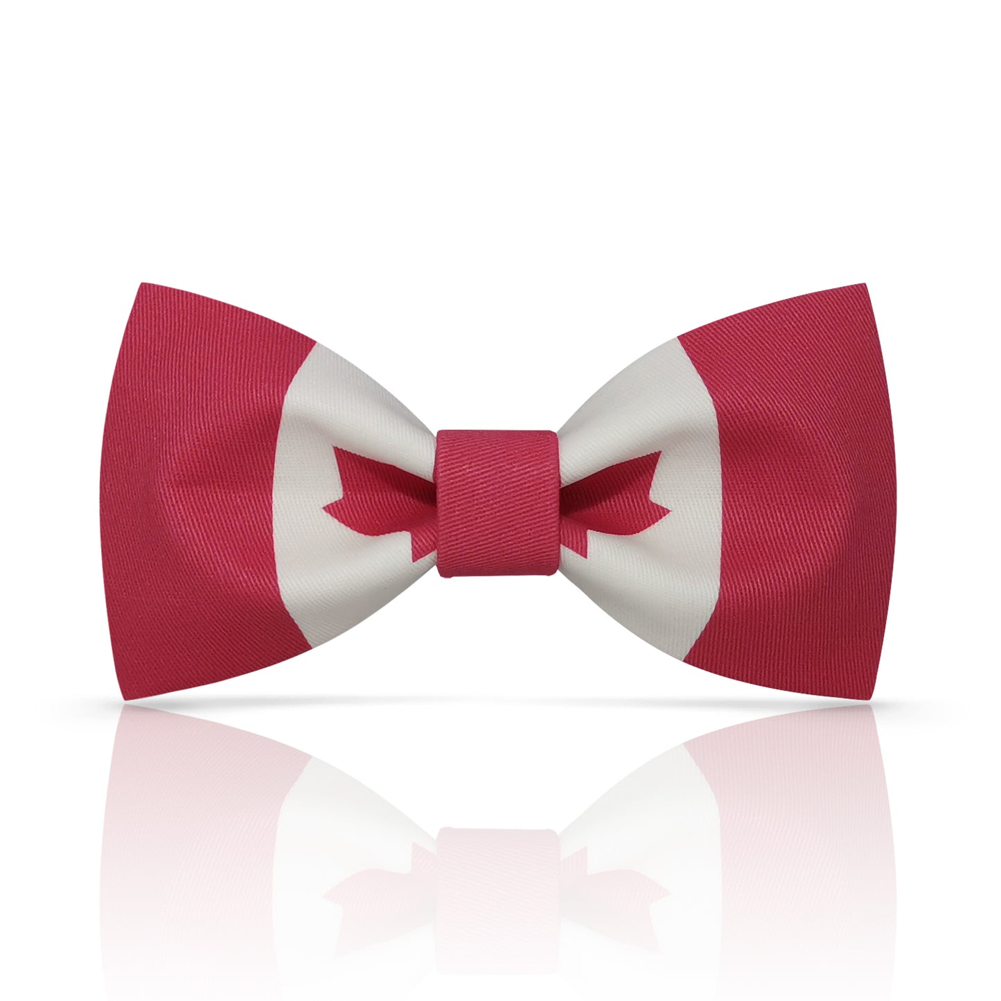 Lanzonia Funny Bow Ties for Men Unique Canada Flag Patterned Bowtie - Lanzonia