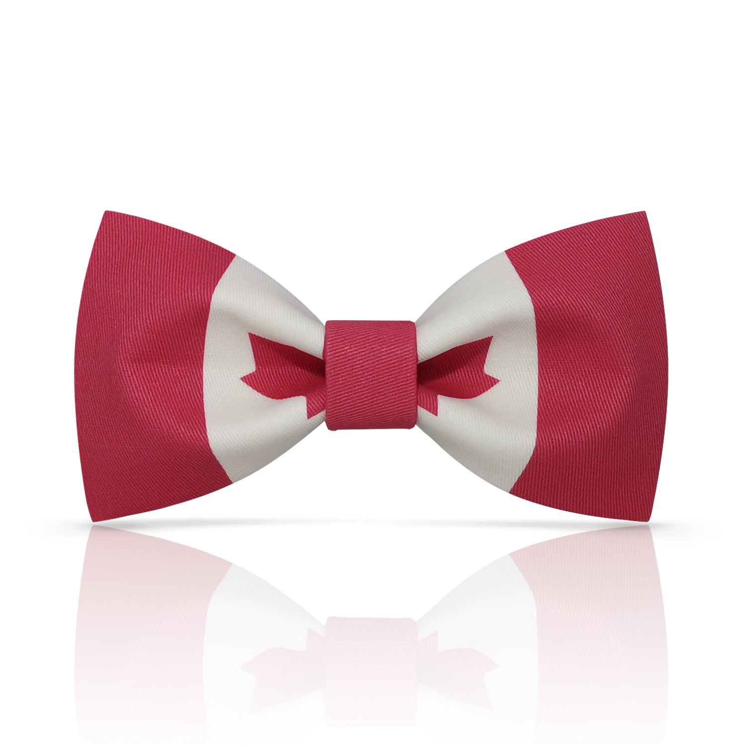 Lanzonia Funny Bow Ties for Men Unique Canada Flag Patterned Bowtie - Lanzonia