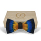 Lanzonia Feather Mens Bowtie Handmade Bow Tie for Party Holiday Ball Wedding - Lanzonia