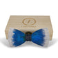 Lanzonia Men's Bowtie Wedding Handmade Feather Bow Tie - Lanzonia