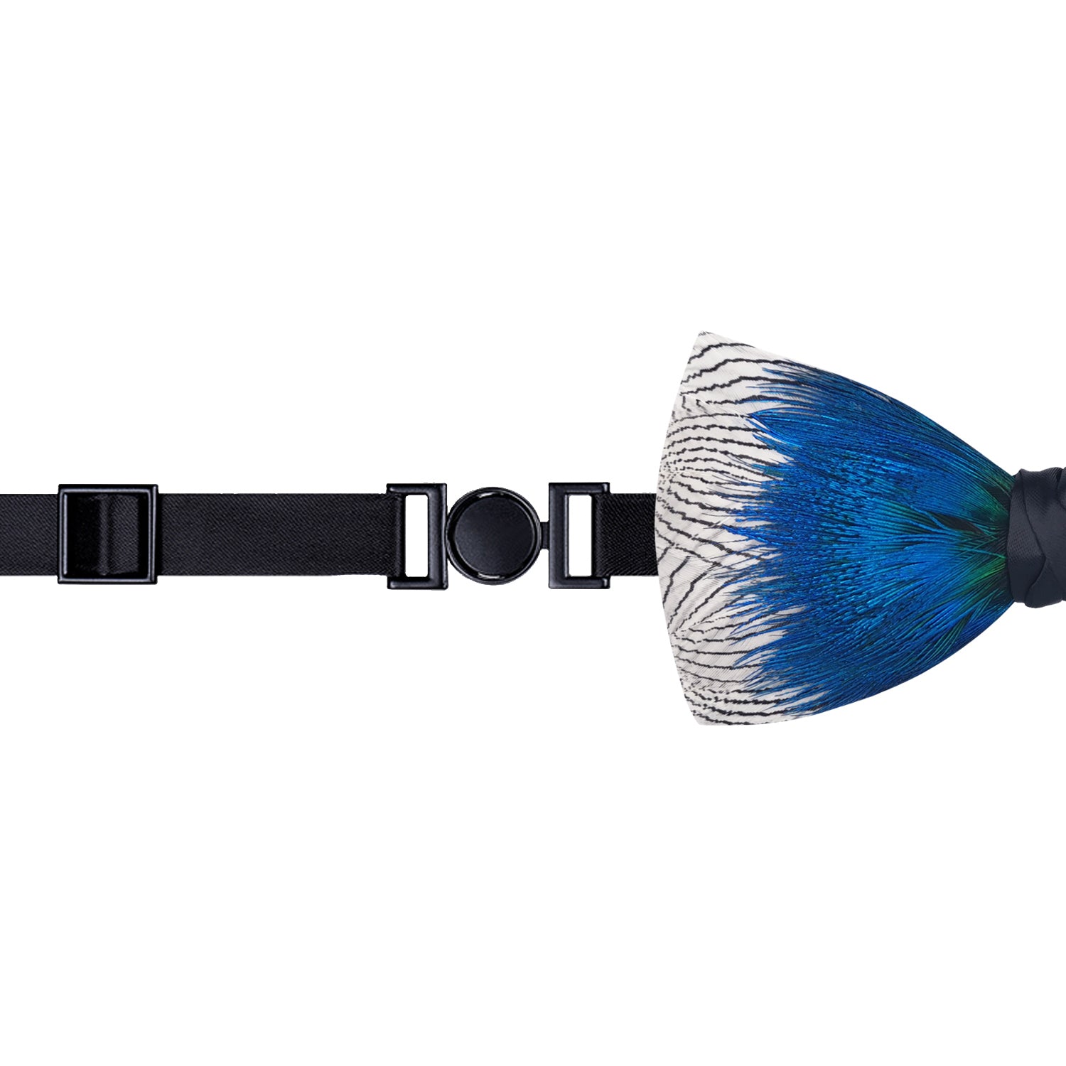 Lanzonia Men's Bowtie Wedding Handmade Feather Bow Tie - Lanzonia