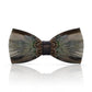 Lanzonia Feather Bowtie Handmade Mens Wedding Bow Tie - Lanzonia