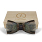 Lanzonia Feather Bowtie Handmade Mens Wedding Bow Tie - Lanzonia