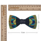 Lanzonia Mens Feather Bow Tie Handmade Peacock Bowtie for Wedding Holiday Party - Lanzonia