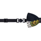 Lanzonia Men's Black and White Feather Bow Tie Handmade Peacock Bowtie for Wedding Holiday Party - Lanzonia