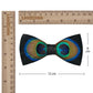 Lanzonia Men's Feather Bow Tie Handmade Peacock Bowtie for Wedding Holiday Party - Lanzonia