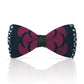 Lanzonia Men Feather Bowtie Handmade Bow Tie for Wedding Holiday Party - Lanzonia