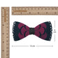 Lanzonia Men Feather Bowtie Handmade Bow Tie for Wedding Holiday Party - Lanzonia