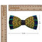 Lanzonia Men's Feather Bow Tie Handmade Peacock Bowtie for Wedding - Lanzonia