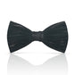 Lanzonia Men's Feather Bowtie Handmade Black Bow Tie for Wedding Holiday Formal Party Business - Lanzonia