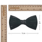 Lanzonia Men's Feather Bowtie Handmade Black Bow Tie for Wedding Holiday Formal Party Business - Lanzonia