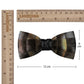 Lanzonia Men's Feather Bow Tie Handmade Bowtie for Wedding Holiday Formal Party Business - Lanzonia