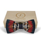 Lanzonia Men Feather Bow Tie Handmade Bowtie for Wedding Holiday Party - Lanzonia