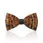 Lanzonia Boys Brown Feather Bow Tie child Handmade Bowtie for Brithday Holiday Party - Lanzonia