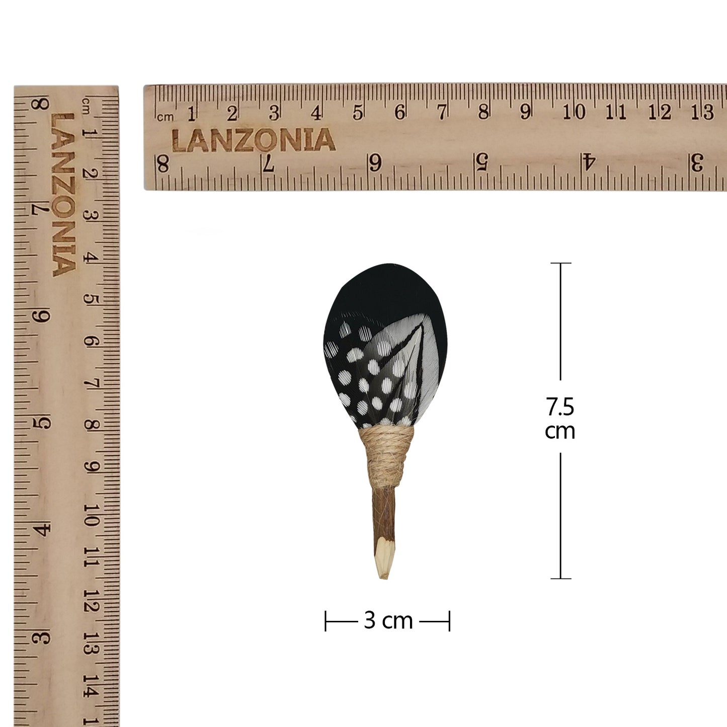 Lanzonia Men's Black Feather Lapel Pin Groom Boutonniere Wedding Accessories Groomsmen Brooch Handmade Feather Hat Pin - Lanzonia